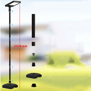 Lampione solare 290 watt tecnologia CCT con telecomando e palo