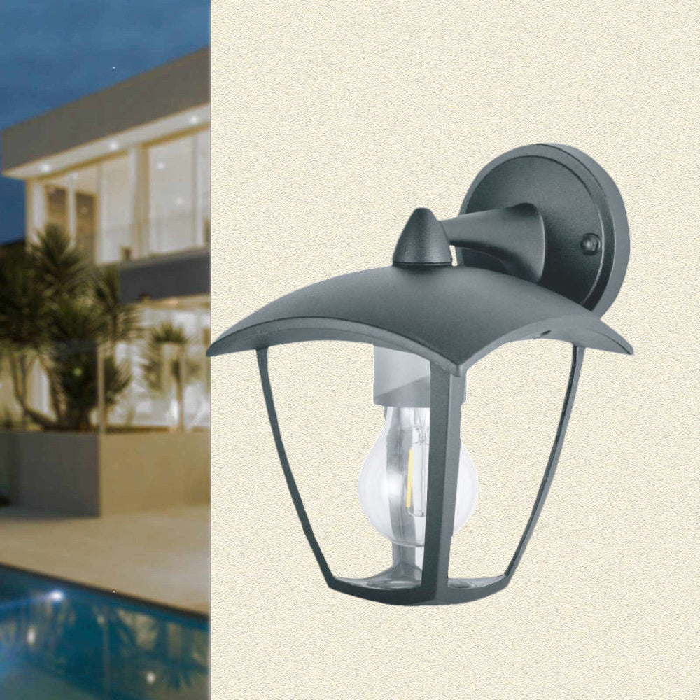 TrAdE Shop Traesio - Applique Lanterna Da Parete Per Giardino Facciate Lampada Da Muro E27 Ip44 819wb B232 Bianco 89904136 TrAdE Shop Traesio - Applique Lanterna Da Parete Per Giardino Facciate Lampada Da Muro E27 Ip44 819wb B232 Bianco 89904136