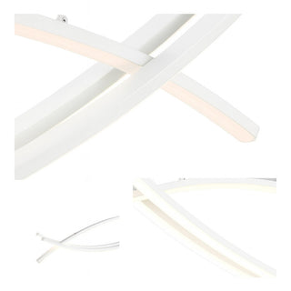 Lampadario LED moderno a sospensione 42 Watt bianco tecnologia CCT