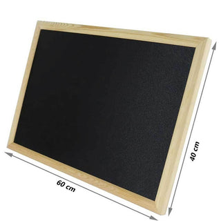 Lavagna con cornice in legno scrivibile con gesso varie dimensioni