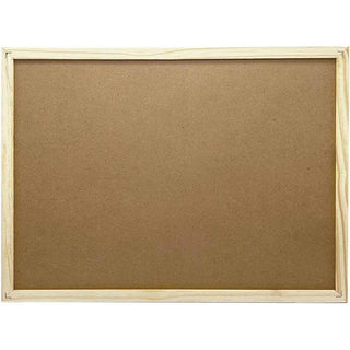 Lavagna con cornice in legno scrivibile con gesso 60x90 cm