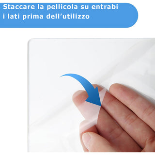 Lavagna acrilica cancellabile luce led calda cavalletto 7 colori USB