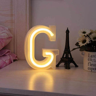 Lettere luminose led luci dalla A alla Z  decorazione festa luce calda