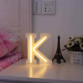 Lettere luminose led luci dalla A alla Z  decorazione festa luce calda