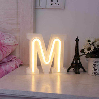 Lettere luminose led luci dalla A alla Z  decorazione festa luce calda