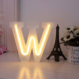 Lettere luminose led luci dalla A alla Z  decorazione festa luce calda