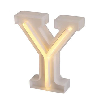 Lettere luminose led luci dalla A alla Z  decorazione festa luce calda