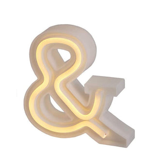 Lettere luminose led luci dalla A alla Z  decorazione festa luce calda
