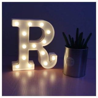 Lettere luminose a led alfabeto dalla A alla Z luminoso per decorazione casa compleanni nozze festa bar eventi luce calda