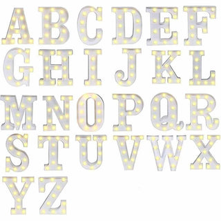 Lettere luminose a led alfabeto dalla A alla Z luminoso per decorazione casa compleanni nozze festa bar eventi luce calda