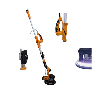Levigatrice a giraffa 800W con LED manico estensibile disco Ø 225 mm