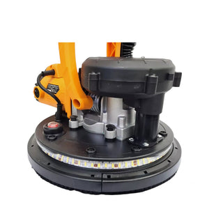 Levigatrice a giraffa 800W con LED manico estensibile disco Ø 225 mm