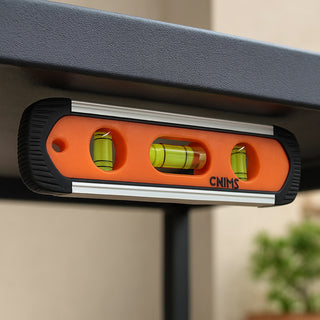 Livella a bolla magnetica orizzontale verticale 45 ° 0,5mm/m 23 cm