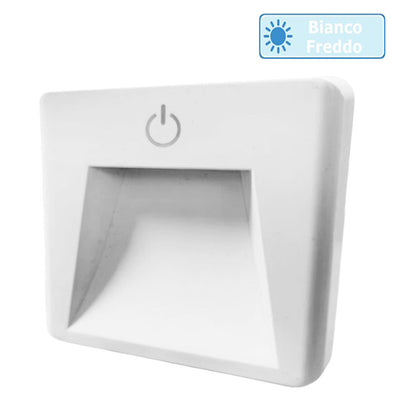 Luce notturna a led 0.5 watt con accensione touch lampada con spina punto luce