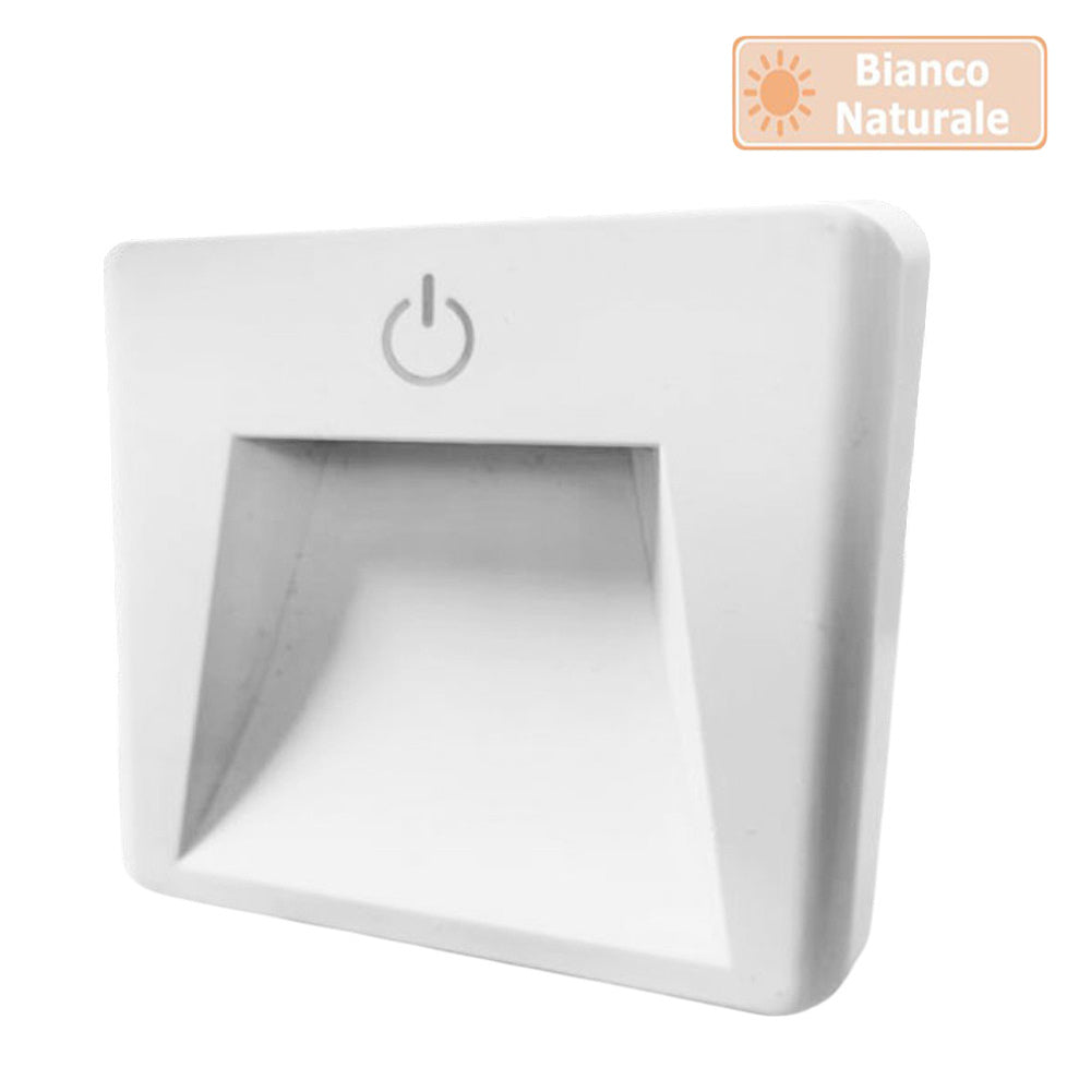 Luce notturna a led 0.5 watt con accensione touch lampada con spina punto luce