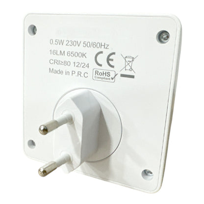 Luce notturna a led 0.5 watt con accensione touch lampada con spina punto luce
