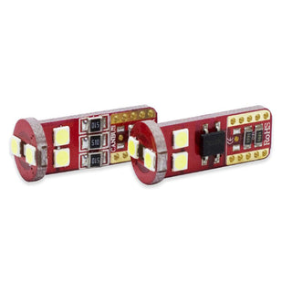 Luci di posizione LED 6 SMD Canbus auto 6000K 6W 12V attacco T10