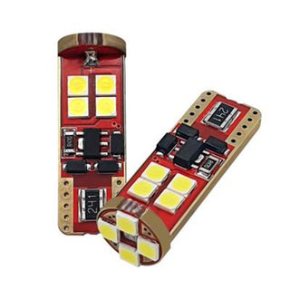 Luci di posizione LED 12 SMD Canbus auto 6000K 12W 12V attacco T10