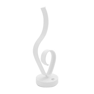 Lume da comodino ad onda 9 watt bianca luce bianca calda naturale