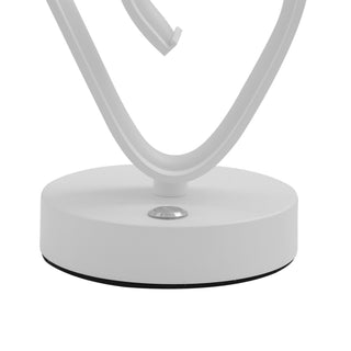 Lume da comodino ad onda 9 watt bianca luce bianca calda naturale