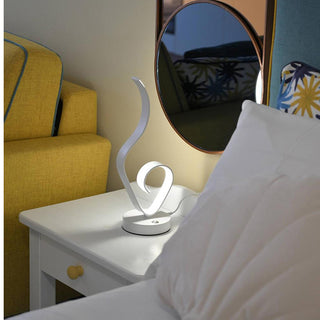 Lume da comodino ad onda 9 watt bianca luce bianca calda naturale