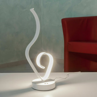 Lume da comodino ad onda 9 watt bianca luce bianca calda naturale
