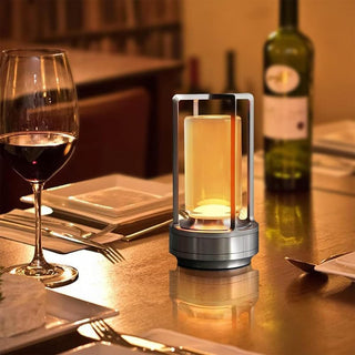 Lampada led da tavolo 3W lanterna rincarabile touch dimmerabile CCT