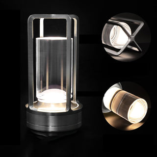 Lampada led da tavolo 3W lanterna rincarabile touch dimmerabile CCT