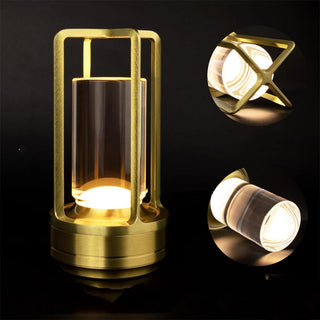 Lampada led da tavolo 3W lanterna rincarabile touch dimmerabile CCT