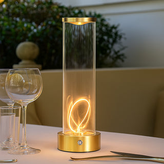 Lampada da tavolo con 1 led cob flessibile magnetico dimmerabile 3W