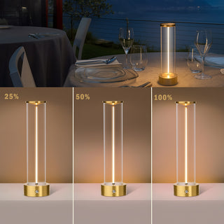 Lampada da tavolo con 1 led cob flessibile magnetico dimmerabile 3W