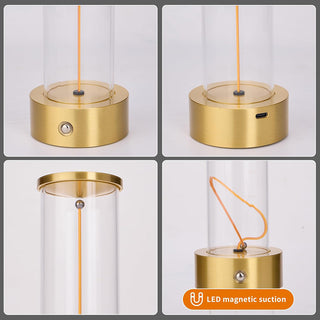 Lampada da tavolo con 1 led cob flessibile magnetico dimmerabile 3W