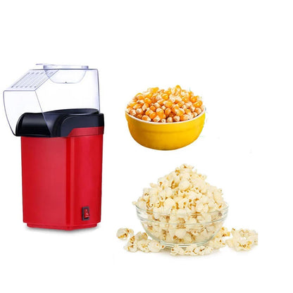 Macchina elettrica per popcorn cottura ad aria calda senza olio macchinetta pop corn pronti in due minuti per feste party