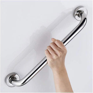 Maniglione di sicurezza da bagno in metallo cromato supporto da parete