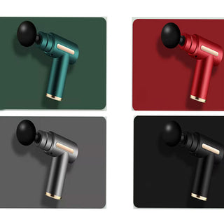 Massaggiatore muscolare ricaricabile usb 6 velocità 4 testine