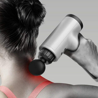 Massaggiatore muscolare ricaricabile usb 6 velocità 4 testine