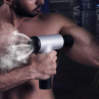 Massaggiatore muscolare ricaricabile usb 6 velocità 4 testine