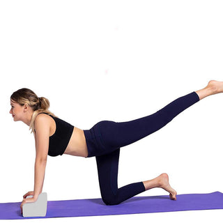 Mattoncini yoga 2 pezzi blocchi in schiuma eva per pilates stretching