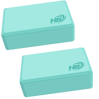 Mattoncini yoga 2 pezzi blocchi in schiuma eva per pilates stretching