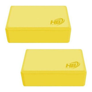 Mattoncini yoga 2 pezzi blocchi in schiuma eva per pilates stretching