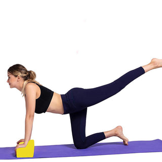Mattoncini yoga 2 pezzi blocchi in schiuma eva per pilates stretching
