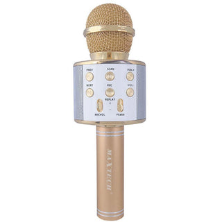 Microfono bluetooth karaoke con cassa integrata REC Tf usb