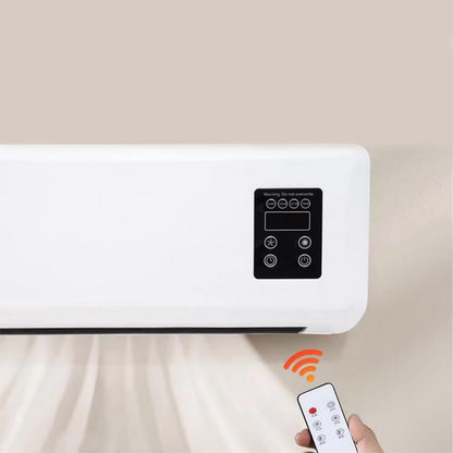 Termoconvettore aria calda 1500 watt mini condizionatore caldo bagno con display e telecomando