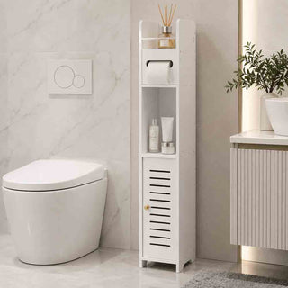 Mobiletto Bagno Salvaspazio Portarotolo Vano Portaoggetti Armadietto
