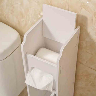Mobiletto Bagno Salvaspazio Portarotolo Vano Portaoggetti Armadietto