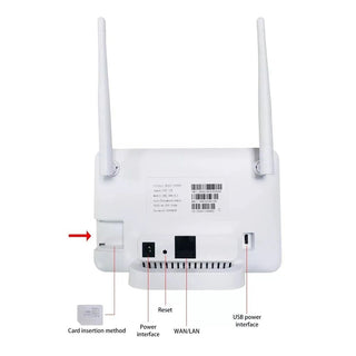 Modem 4g due antenne router portatile wi fi lan hotspot 300Mbps