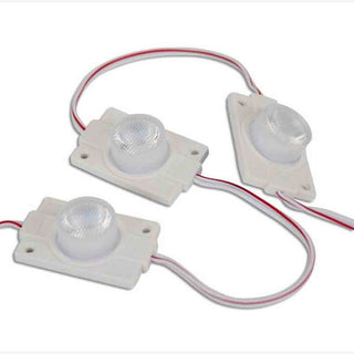 Modulo 10 led 3030 12V per insegne tabelle luce fredda calda IP65