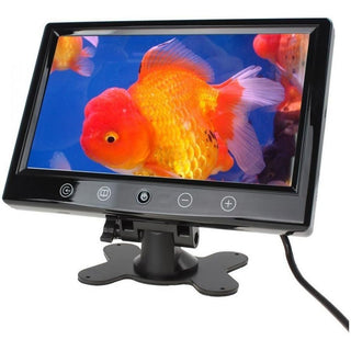 Monitor lcd 10,1" per telecamera videosorveglianza retromarcia rca