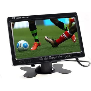Monitor lcd tft 7" per retromarcia con telecomando per poggiatesta