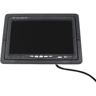 Monitor lcd tft 7" per retromarcia con telecomando per poggiatesta